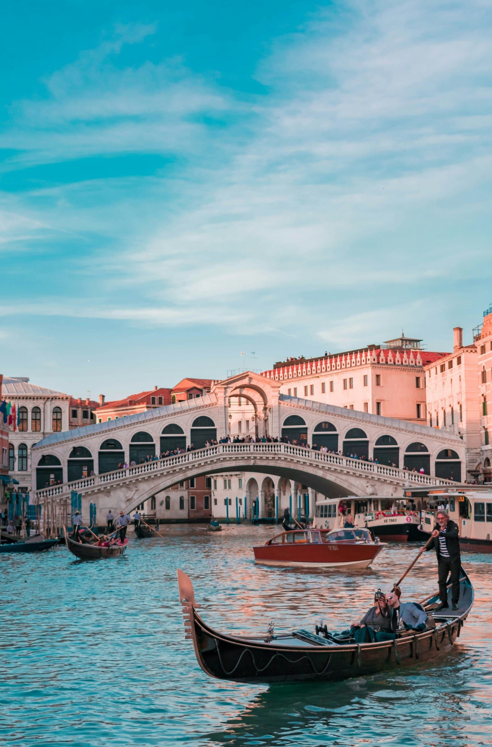 The Rialto Bridge in Venice